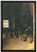 Max Liebermann - In der Lotsenstube  auf Leinwandbild gerahmt Größe 60x40