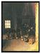 Max Liebermann - In der Lotsenstube  auf Leinwandbild gerahmt Größe 80x60