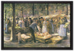 Max Liebermann - Schweinemarkt in Haarlem  auf Leinwandbild gerahmt Größe 60x40