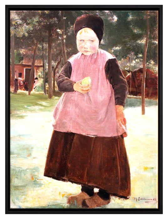 Max Liebermann - Eva   auf Leinwandbild gerahmt Größe 80x60