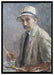 Max Liebermann - Selbstbildnis  auf Leinwandbild gerahmt Größe 100x70