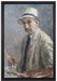 Max Liebermann - Selbstbildnis   auf Leinwandbild gerahmt Größe 60x40