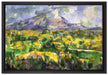 Paul Cézanne - Mont Sainte-Victoire   auf Leinwandbild gerahmt Größe 60x40