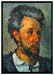 Paul Cézanne - Portrait of Victor Chocquet  auf Leinwandbild gerahmt Größe 100x70