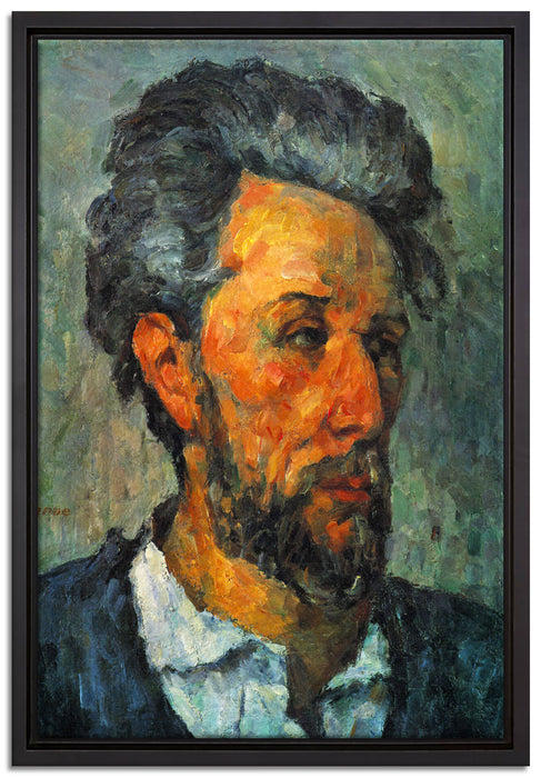 Paul Cézanne - Portrait of Victor Chocquet   auf Leinwandbild gerahmt Größe 60x40