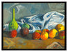 Paul Gauguin - Stillleben mit Äpfeln   auf Leinwandbild gerahmt Größe 80x60