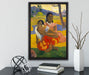 Paul Gauguin - Nafea Faa Ipoipo  auf Leinwandbild gerahmt mit Kirschblüten
