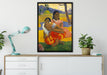 Paul Gauguin - Nafea Faa Ipoipo  auf Leinwandbild gerahmt verschiedene Größen im Wohnzimmer
