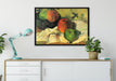 Paul Gauguin - Stillleben Äpfel und Schale  auf Leinwandbild gerahmt verschiedene Größen im Wohnzimmer