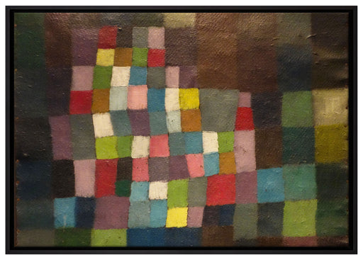 Paul Klee - Alter Klang auf Leinwandbild gerahmt Größe 100x70