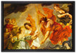 Peter Paul Rubens - Gemäldezyklus für Maria de' Medici  auf Leinwandbild gerahmt Größe 60x40