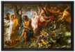 Peter Paul Rubens - Pythagoras verteidigt die vegetaris  auf Leinwandbild gerahmt Größe 60x40