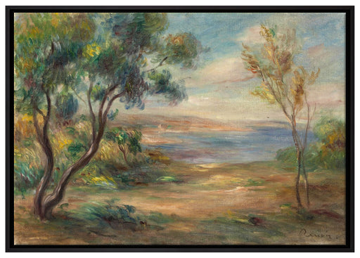 Pierre-Auguste Renoir - Bords de mer auf Leinwandbild gerahmt Größe 100x70