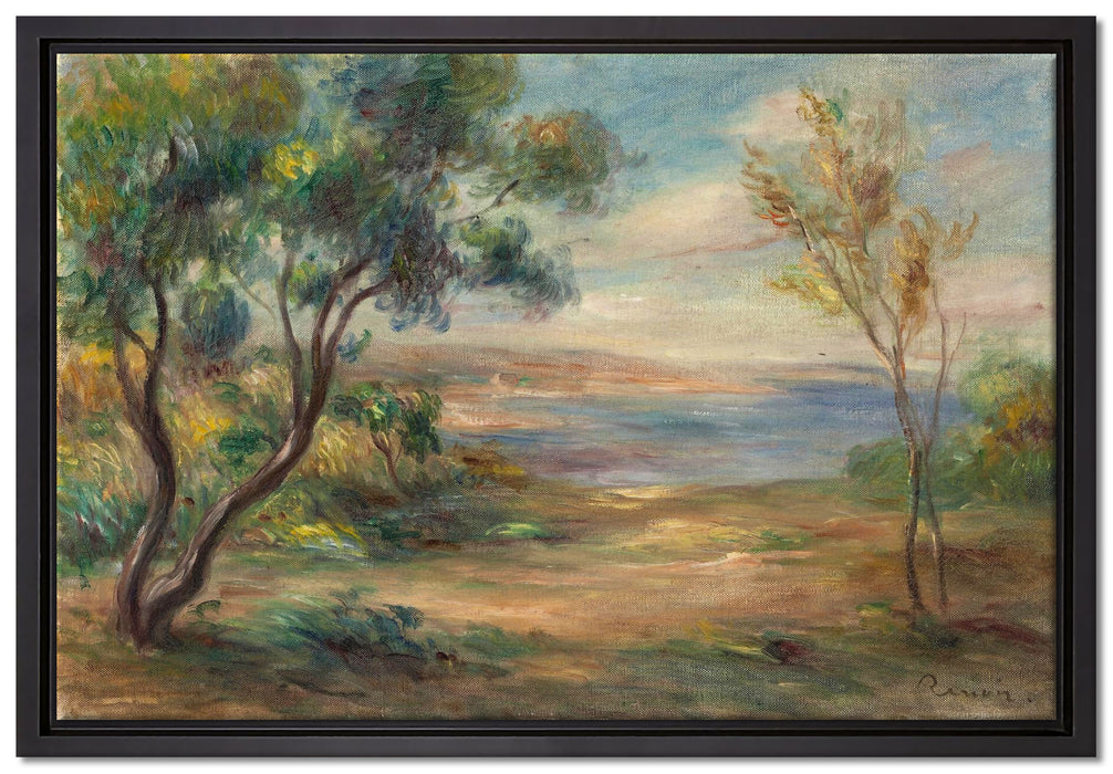Pierre-Auguste Renoir - Bords de mer  auf Leinwandbild gerahmt Größe 60x40