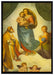 Raffael - Sixtinische Madonna  auf Leinwandbild gerahmt Größe 100x70