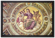 Raffael - Deckenfresko Detail Szene: Justitia Tondo  auf Leinwandbild gerahmt Größe 60x40