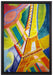 Robert Delaunay - Eiffel-Turm   auf Leinwandbild gerahmt Größe 60x40