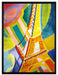 Robert Delaunay - Eiffel-Turm   auf Leinwandbild gerahmt Größe 80x60