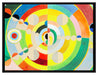 Robert Delaunay - Relief Disques   auf Leinwandbild gerahmt Größe 80x60