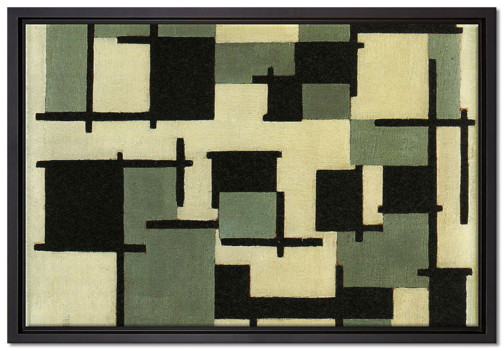 Theo van Doesburg - Komposition XIII   auf Leinwandbild gerahmt Größe 60x40