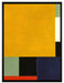 Theo van Doesburg - Komposition XXII   auf Leinwandbild gerahmt Größe 80x60