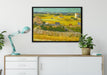 Vincent Van Gogh - Die Ernte  auf Leinwandbild gerahmt verschiedene Größen im Wohnzimmer