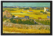Vincent Van Gogh - Die Ernte   auf Leinwandbild gerahmt Größe 60x40