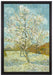 Vincent Van Gogh - Der pinke Pfirsischbaum   auf Leinwandbild gerahmt Größe 60x40