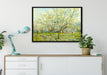 Vincent Van Gogh - Der weiße Obstgarten  auf Leinwandbild gerahmt verschiedene Größen im Wohnzimmer