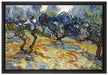 Vincent Van Gogh - Oliven-Bäume   auf Leinwandbild gerahmt Größe 60x40