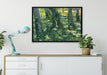 Vincent Van Gogh - Unterholz  auf Leinwandbild gerahmt verschiedene Größen im Wohnzimmer