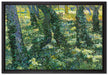 Vincent Van Gogh - Unterholz   auf Leinwandbild gerahmt Größe 60x40