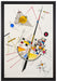 Wassily Kandinsky - Delikate Spannung   auf Leinwandbild gerahmt Größe 60x40