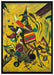 Wassily Kandinsky - Punkte  auf Leinwandbild gerahmt Größe 100x70