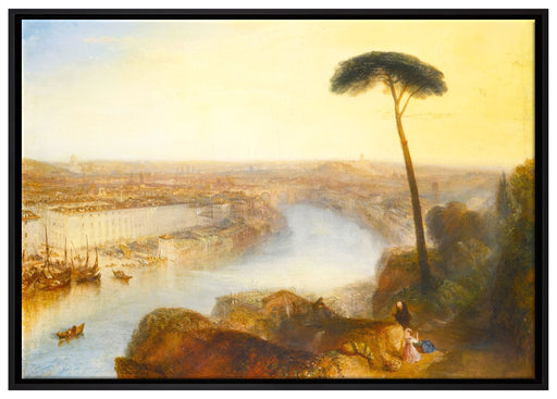 William Turner - ROME FROM MOUNT AVENTINE auf Leinwandbild gerahmt Größe 100x70