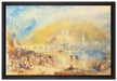 William Turner - HEIDELBERG WITH A RAINBOW  auf Leinwandbild gerahmt Größe 60x40