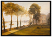 William Turner - Mortlake Terrace Early Summer Morning auf Leinwandbild gerahmt Größe 100x70