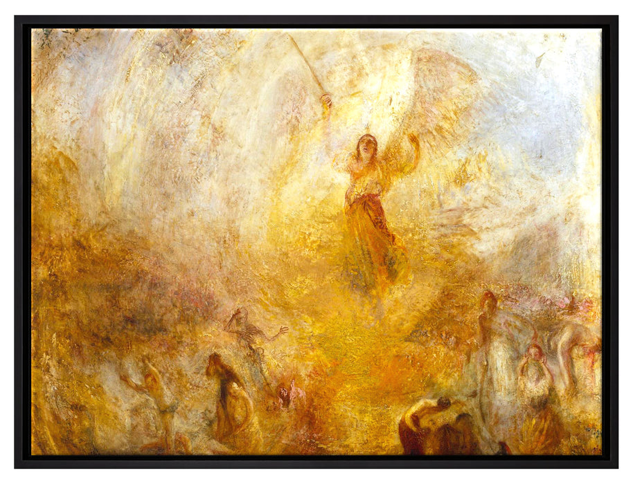 William Turner - The Angel Standing in the Sun  auf Leinwandbild gerahmt Größe 80x60