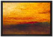 William Turner - Sunset    auf Leinwandbild gerahmt Größe 60x40