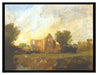 William Turner - Newark Abbey  auf Leinwandbild gerahmt Größe 80x60