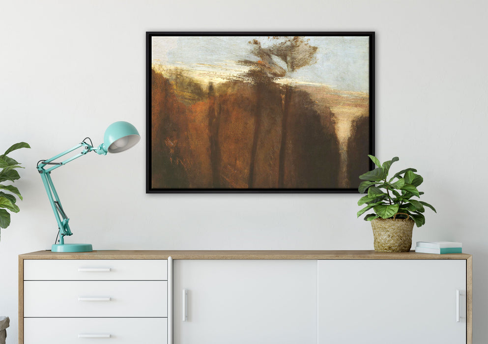 William Turner - An Avenue of Trees  auf Leinwandbild gerahmt verschiedene Größen im Wohnzimmer