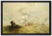 William Turner - Whalers Expressionismus  auf Leinwandbild gerahmt Größe 60x40