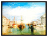 William Turner - Venice from the Porch of Madonna dell  auf Leinwandbild gerahmt Größe 80x60