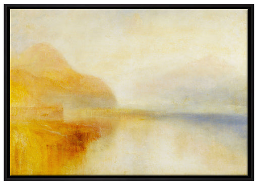 William Turner - Inverary Pier Loch Fyne Morning  auf Leinwandbild gerahmt Größe 100x70