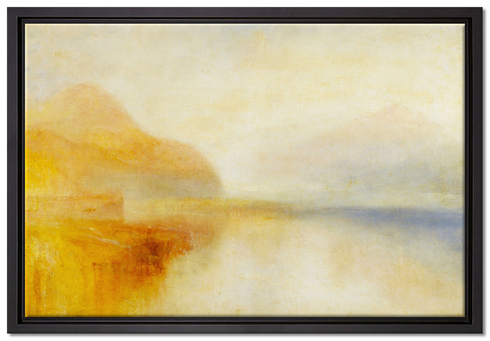 William Turner - Inverary Pier Loch Fyne Morning   auf Leinwandbild gerahmt Größe 60x40