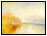 William Turner - Inverary Pier Loch Fyne Morning   auf Leinwandbild gerahmt Größe 80x60