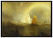 William Turner - The Wreck Buoy auf Leinwandbild gerahmt Größe 100x70