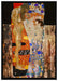 Gustav Klimt - Die drei Lebensalter einer Frau  auf Leinwandbild gerahmt Größe 100x70