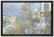 Claude Monet - Villen in Bordighera Impressionismu  auf Leinwandbild gerahmt Größe 60x40