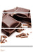 Schokolade Schokoladenraspeln Leinwandbild 3 Teilig